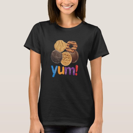 Chocolate Chip Cookie Matching Halloween Costume T-shirt (Voorkant)