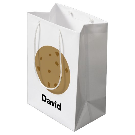 Chocolate Chip Cookie Medium Cadeauzakje (Achterkant Gekanteld)