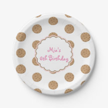 Chocolate Chip Cookie Meisjes Verjaardagsfeest Bor