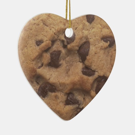 Chocolate Chip Cookie Ornaments Keramisch Ornament (Rechts)