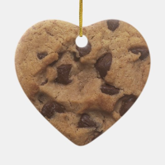 Chocolate Chip Cookie Ornaments Keramisch Ornament (Achterkant)