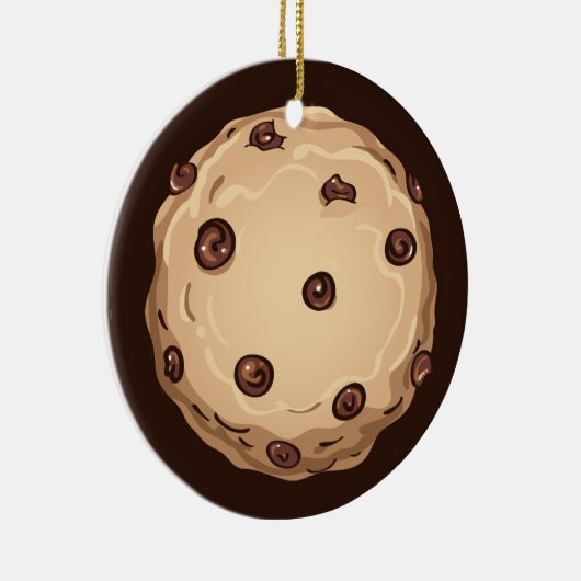 Chocolate Chip Cookie Ornaments | Keramische Sjabl Keramisch Ornament (Rechts)