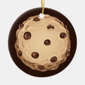 Chocolate Chip Cookie Ornaments | Keramische Sjabl Keramisch Ornament (Voorkant)