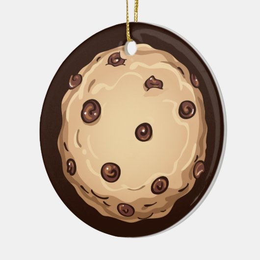 Chocolate Chip Cookie Ornaments | Keramische Sjabl Keramisch Ornament (Links)