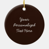 Chocolate Chip Cookie Ornaments | Keramische Sjabl Keramisch Ornament (Achterkant)