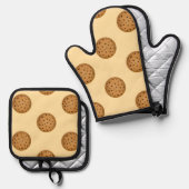 Chocolate Chip Cookie Ovenwant & Pannenlap Set (Voorkant / Achterkant)