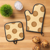 Chocolate Chip Cookie Ovenwant & Pannenlap Set (Top down)