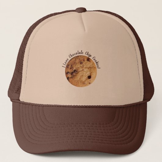 Chocolate Chip Cookie Persoonlijke tekst Trucker Pet (Voorkant)