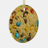 Chocolate Chip Cookie Realistisch kerstmis Keramisch Ornament (Rechts)
