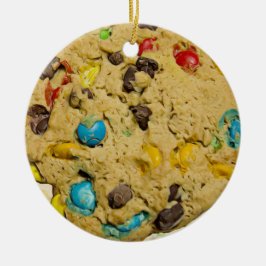 Chocolate Chip Cookie Realistisch kerstmis Keramisch Ornament