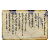 Chocolate Chip Cookie Recipe Magnet Magneet (Horizontaal)