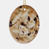 Chocolate Chip Cookie Romantic Kerstmis Keramisch Ornament (Rechts)