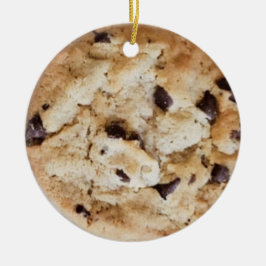 Chocolate Chip Cookie Romantic Kerstmis Keramisch Ornament