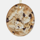 Chocolate Chip Cookie Romantic Kerstmis Keramisch Ornament (Links)