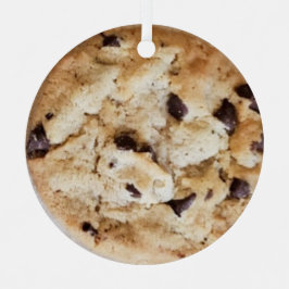 Chocolate Chip Cookie Romantic Kerstmis Metalen Ornament
