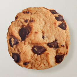 Chocolate Chip Cookie Rond Kussen