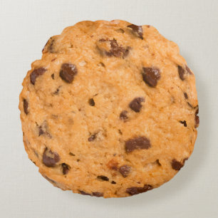 Chocolate Chip Cookie Rond Kussen
