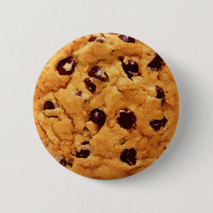 Chocolate Chip Cookie Ronde Button 5,7 Cm