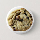 Chocolate Chip Cookie Ronde Button 5,7 Cm (Voorkant)