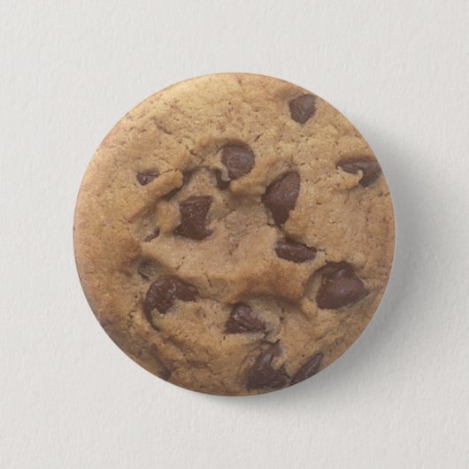 Chocolate Chip Cookie Ronde Button 5,7 Cm (Voorkant)