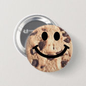 Chocolate Chip Cookie Ronde Button 5,7 Cm (Voorkant /achterkant)