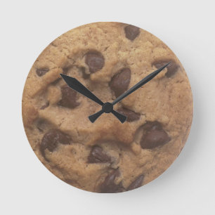Chocolate Chip Cookie Ronde Klok