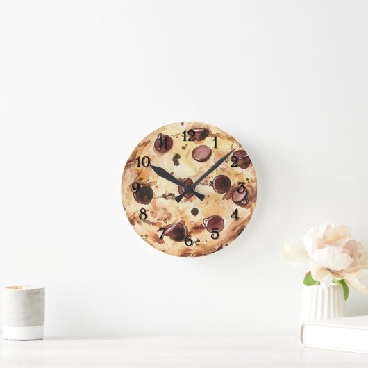 Chocolate Chip Cookie Ronde Klok (Huis)