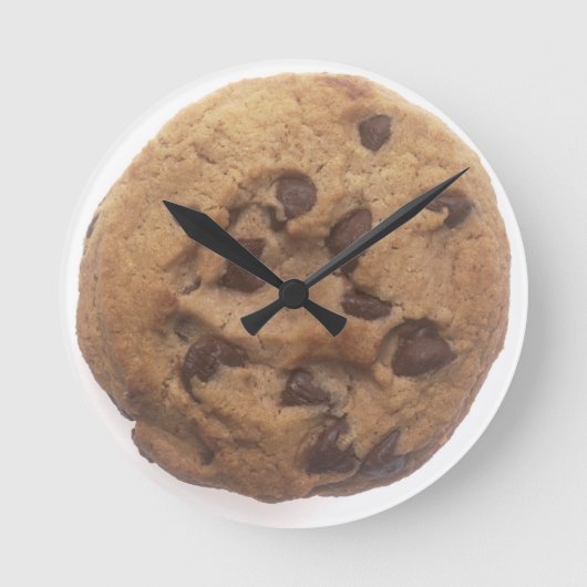 chocolate-chip-cookie- ronde klok (Voorkant)