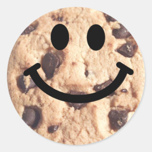 Chocolate Chip Cookie Ronde Sticker