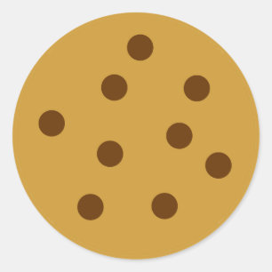 Chocolate Chip Cookie Ronde Sticker
