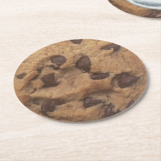 Chocolate Chip Cookie Round Onderzetter (Gebogen)