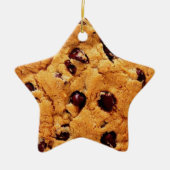 Chocolate Chip Cookie Star Ornament (Voorkant)