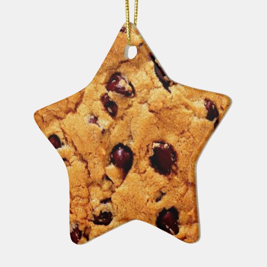 Chocolate Chip Cookie Star Ornament (Links)