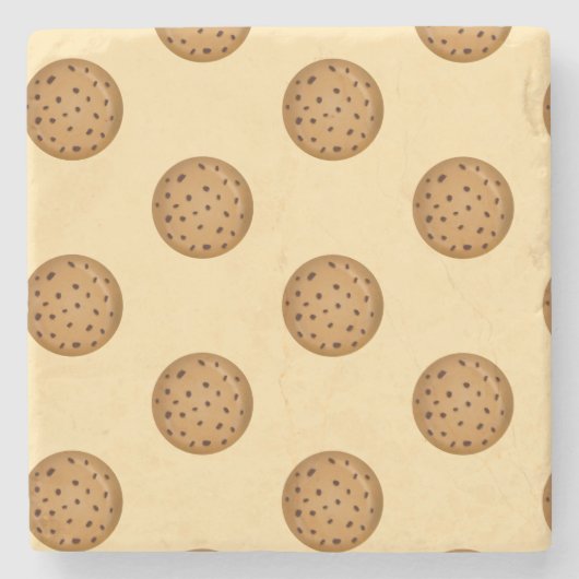 Chocolate Chip Cookie  Stenen Onderzetter (Voorkant)