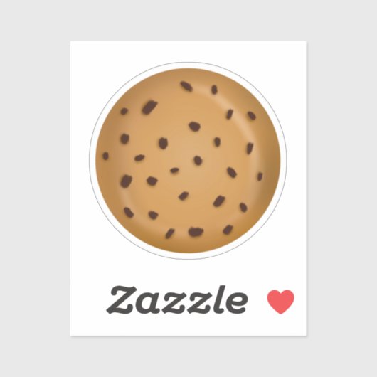 Chocolate Chip Cookie  Sticker (Vel)