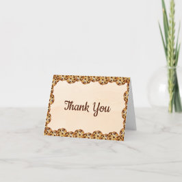 Chocolate Chip Cookie Thank You Card | Sweet Baby Bedankkaart