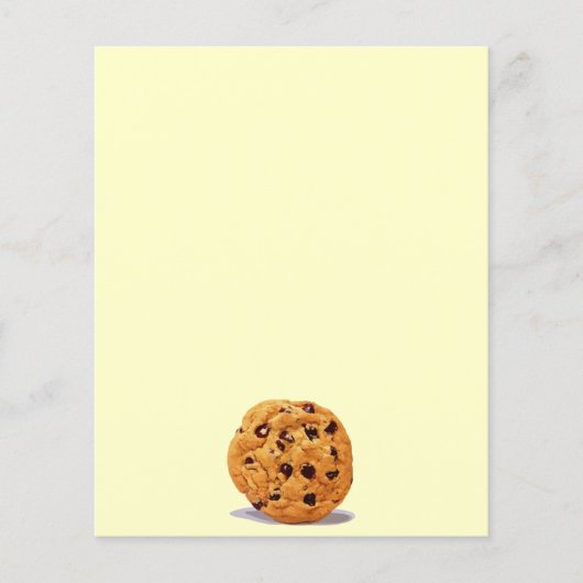 CHOCOLATE CHIP COOKIE TREAT DESSERT SNACK DIGITAL FLYER (Voorkant)