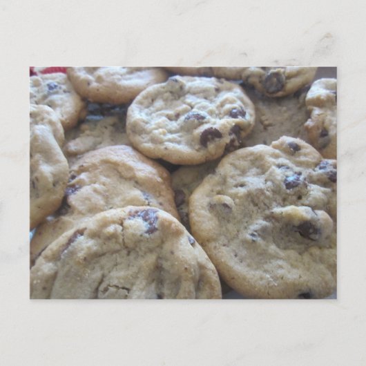 Chocolate Chip Cookies Briefkaart (Voorkant)