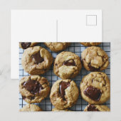 Chocolate Chip Cookies Briefkaart (Voorkant / Achterkant)