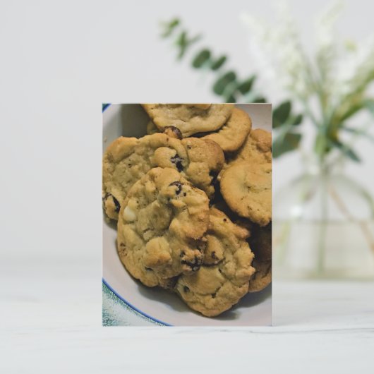 Chocolate Chip Cookies Briefkaart (Staand voorkant)