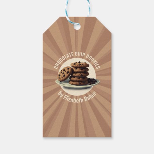 Chocolate Chip Cookies Cadeaulabel (Voorkant)