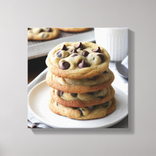 Chocolate Chip Cookies Canvas Afdruk