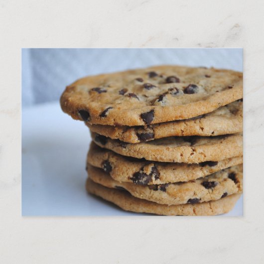 Chocolate Chip Cookies Card Briefkaart (Voorkant)