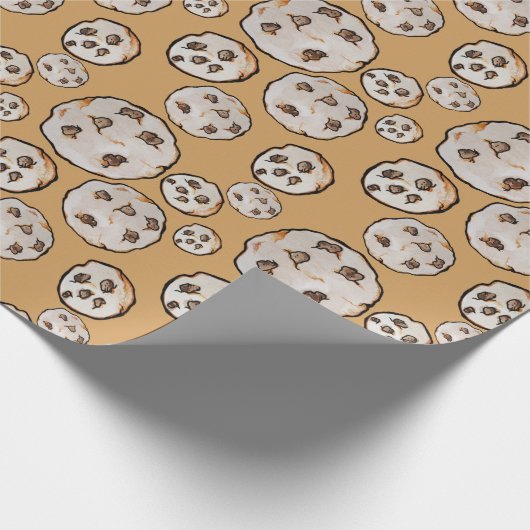 Chocolate Chip Cookies Cookie Cadeaupapier (Hoek)