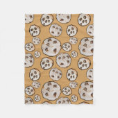 Chocolate Chip Cookies Cookie Fleece Deken (Voorkant)