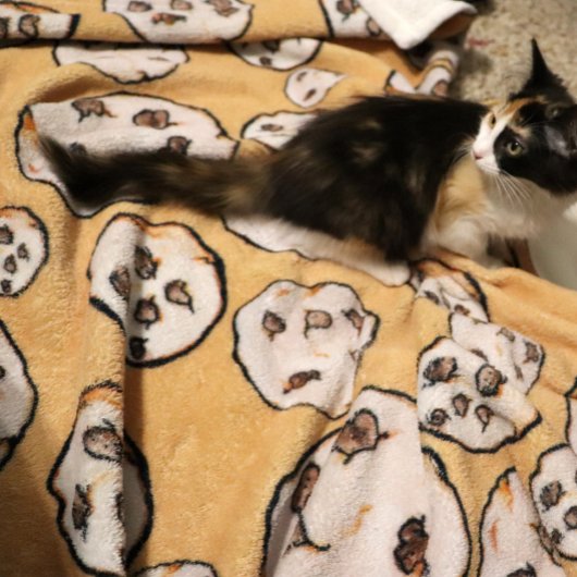 Chocolate Chip Cookies Cookie Fleece Deken