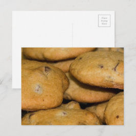 Chocolate Chip Cookies Food Photography Briefkaart