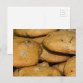 Chocolate Chip Cookies Food Photography Briefkaart (Voorkant / Achterkant)