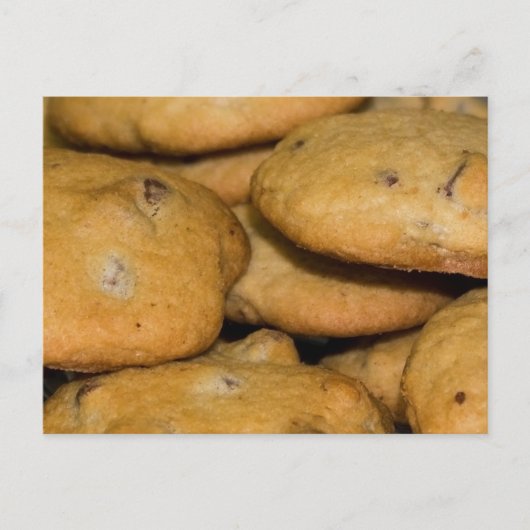 Chocolate Chip Cookies Food Photography Briefkaart (Voorkant)