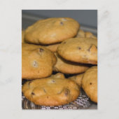 Chocolate Chip Cookies Food Photography Briefkaart (Voorkant)